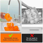 Divided Snack Serving Tray with Lid and Handle Travel Snackle Charcuterie Container Portable Storage Organizer for Candy, Fruits, Nuts, Snacks, Party, Picnic (1pack, Orange)