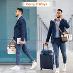 Lifewit Medium Lunch Bag Insulated Lunch Box Soft Cooler Cooling Tote for Adult Men Women, Beige 12-Can (9L)