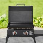 Stanbroil 22 Inch Flat Top Griddle Replacement Top for Blackstone 22" Tabletop Griddle Station, Ceramic Coated Steel Griddle Top Replacement, Black