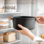 CAROTE Nonstick Soup Pot With Lid, 4.8Qt Non Stick StockPot Large Cooking Pot with Lid, Titanium - containing Soup Pot, Induction Compatible, PFOA/PFOS Free