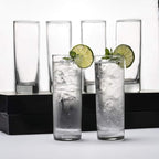 LEMONSODA Premium Highball 12oz Glass Set - Elegant Tom Collins Glasses Set of 6, 12, and 48 Tall Drinking Water Glasses - Bar Glassware for Mojito, Whiskey, Cocktail (Set of 48)(2007)