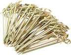 Nuogo 3000 Pcs Bamboo Cocktail Picks 4.13 Inch Bamboo Skewers Fruit Toothpicks for Appetizers Drink Garnish Sticks Handmade Food Pick with Looped Knot for Party Bar Snacks Sandwiches Drinks