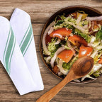 Dish Towels Set (Value Pack of 30) Size 15x25 Inch, 100% Cotton Soft & Absorbent Linen Kitchen Towels, Tea Towels, Reusable Cleaning Cloths for Household Cleaning (Green)