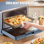 9x13 Baking Pan with Lid, Non Stick Sheet Pans for Baking, Rectangle Cake Pan Carrier with Lid and Handle