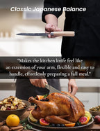 Damascus Kitchen Knife - VG-10 67-Layer Genuine Damascus Chef Knife, SGS Lab-Verified Sharpness & Edge Retention, Ergonomic Balanced Handle, Ideal for Home Use & Gifting