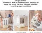 Ejoyous Yogurt Strainer, Greek Yogurt Filter Maker, Whey Separation Tool, Cheese Separator, Fine Mesh Bag and Lid, Homemade Yogurt, Soybean Milk