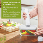 ZWILLING Fresh & Save Glass Small Airtight Food Storage Container, Meal Prep Container, Food Saver