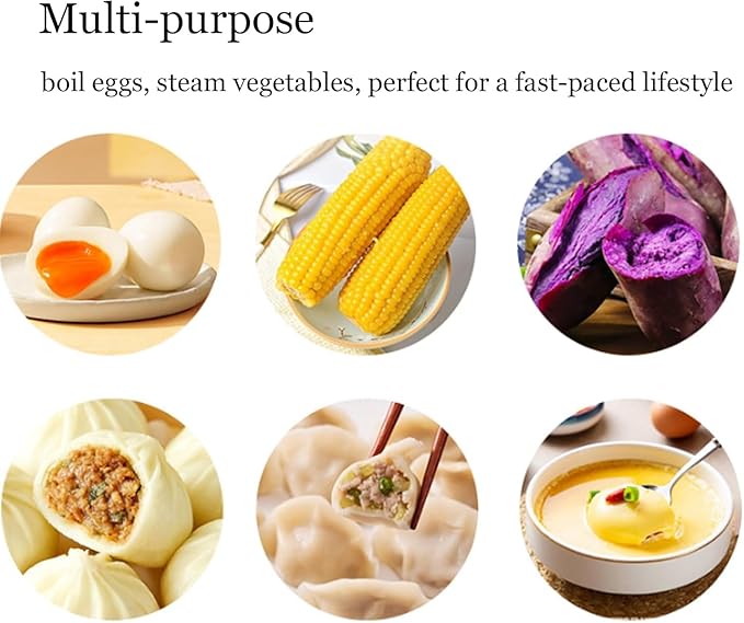 Sunny Side Master Egg Cooker, 2025 New Rapid Egg Cooker 6 Egg Capacity, Soft, Medium, Hard Boiled, Poacher, Stainless Steel Electric Eggs Cooker With Auto Shut-Off, BPA Free (1PCS)