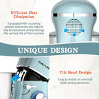 CHeflee Stand Mixer,660W 6+P With 6.5QT Stainless Steel Bowl,Dough Hook, Wire Whip & Beater,for Most Home Cooks,Blue