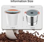 Reusable K Cups and Coffee Pods,Universal Stainless Steel K Cups for Keurig 2.0 and 1.0 Coffee Makers Machine Non-BPA(1pack)
