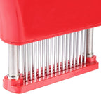 Chef-Master Meat Tenderizer Tool, Stainless Steel Sharp Needle Blade Tenderizer Tool for Beef, Chicken, Turkey, Pork, Fish, Professional Tenderizing Machine Cooking Set,