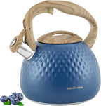 Tea Kettle,2.5 Quart Stovetop Tea Kettles Loud Whistle,Food Grade Stainless Steel Water kettles for Stove Top with Anti-hot Ergonomic Handle,Suitable for All Heat Sources