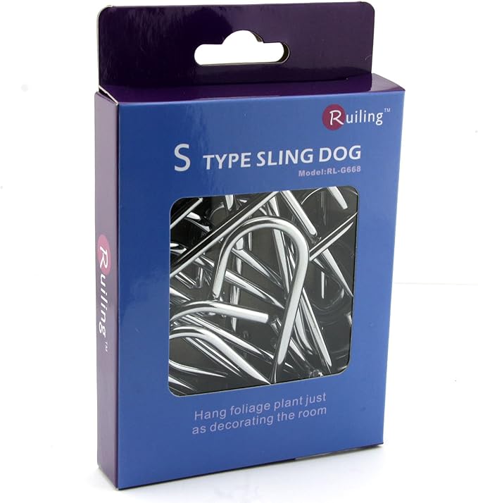 Chrome Finish Steel S hook Cookware Universal Pot Rack Hooks Sturdy Hanging Hooks - Multiple uses for Kitchenware, Pots, Utensils, Plants, Towels - Set of 10