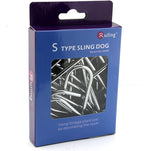 Chrome Finish Steel S hook Cookware Universal Pot Rack Hooks Sturdy Hanging Hooks - Multiple uses for Kitchenware, Pots, Utensils, Plants, Towels - Set of 10