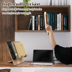 Wood Cookbook Stand for Kitchen Counter Cat Shaped Recipe Holder Book Shelf iPad Support Music Rest