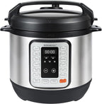 KINGBULL 12-in-1 Electric Pressure Cooker, Instant Multi-Use Non-Stick Pot, Slow Cooker, Rice Cooker, Steamer, Sauté, Yogurt Maker, Warmer &Delay Start,LED Screen& Manual(8QT)
