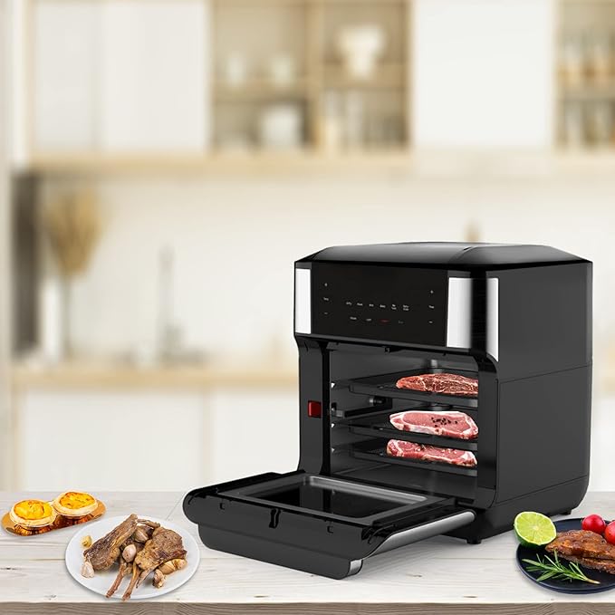 3x Air Fryer Oven Liners + 3x Mesh Grill Mats Compatible with Instant Vortex Pro Plus 10Qt, 9"x10" Reusable Liner for Bottom of Oven, Non-Stick Air Fryer Toaster Oven Mat for Oven, Microwave