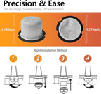 Coffee Maker Water Filter Replacement - Compatible with Cafe & GE Profile Grind & Brew Coffee Makers, Lasts 6-12 Months, Reduces Chlorine, Impurities & Odors (12)