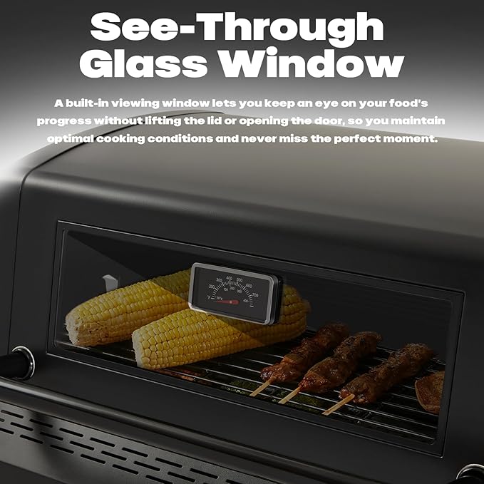 4 Burner Gas Grill Cast Iron Griddle Grill Combo, BBQ Propane Grills with Side Burner 50000BTU Heavy Duty Barbucue Grill With Cover, Black