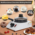 Dyna-Living Chocolate Melting Pot Chocolate Melter Pot 40W Chocolate Warmer for Melting Chocolate, Chocolate Tempering Machine for Home, Electric Chocolate Fountain Machine for Chocolate Melts