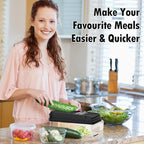 12-in-1 Vegetable Chopper, Kitchen Gadgets with 7 Blades, Veggie, Food, Onion Chopper, Cucumber Slicer, Versatile Mandoline, Includes Egg Separator & Finger Guard, Gray