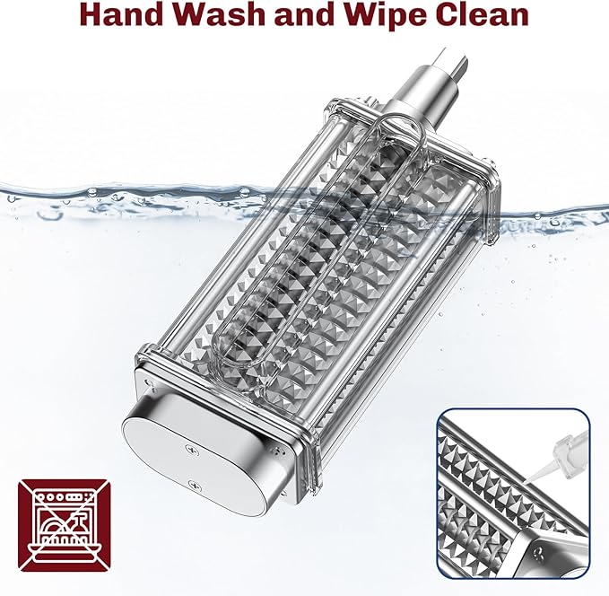 Meat Tenderizer for Kitchenaid Mixer, For Kitchen Aid Meat Tenderizer Attachment for Kitchenaid Stand Mixer, Fully Transparent Food Grade Plastic Cover by Hozodo