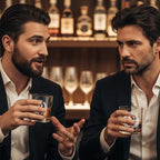 Whiskey Glasses - Rocks Old Fashioned Glass Gifts for Men, Monogrammed A-Z 10oz Personalized Whisky Glasses, Christmas Birthday Gifts for Men Him Dad Father Husband Brother Son (N)