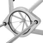 Happybuy 8-Section Commercial Easy Wedger Stainless Steel Blade Fruit Lime Slicer, Lemon Cutter 8 Wedges for Bar Restaurant