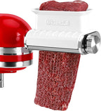 Meat Tenderizer Attachment for Kitchenaid Mixers, 3 Adjustable Thickness Settings, Dishwasher Safe Sturdy Beef Steak Processor Tool Accessory