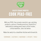 GreenLife 3.5QT Slow Cooker, Non-Toxic PFAS-Free Ceramic Nonstick Removable Interior Bowl, Programmable, Keep Warm, Stovetop & Oven Safe, Dishwasher Safe Parts, Glass Lid, Cream