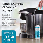Descaler (2 Pack, 2 Uses Per Bottle) - Made in the USA - Universal Descaling Solution for Keurig, Nespresso, Delonghi and All Single Use Coffee and Espresso Machines