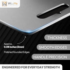 100% Pure Titanium Cutting Board-Titanium board for Kitchen,14"x9.9"x0.08"- Easy to clean, Dishwasher safe Chopping Board, Double Sided Cutting Board for Meat, Poultry, Fruit, Vegetable