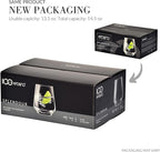 Krosno Water Drinking Glasses, Set of 6, 13.5 oz, Splendour Collection, Elegant Tumbler Collection, Ideal for Everyday Use and Entertaining, Lead-Free Crystalline, Dishwasher Safe, Made in Europe