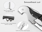 Professional Waiter Corkscrew Wine Openers Set, Heavy Duty Stainless Steel Hinges Wine Key for Restaurant Waiters, Sommelier, Bartenders