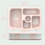 Bentgo Kids Prints Leak-Proof, 5-Compartment Bento-Style Kids Lunch Box - Ideal Portion Sizes for Ages 3-7, Durable, Drop-Proof, Dishwasher Safe, & PFAS & BPA-Free Materials (Nature Adventure)