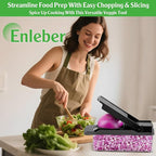 12 in 1 Vegetable Chopper Spiralizer Mandoline Slicer, Dicer Shredder Julienne Food Veggie Onion Chopper Cheese Grater with Container Salad Cutter Multi All-in-1 Kitchen Gadgets & Home Essentials