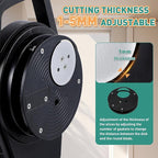 Newhai Commercial Scallion Slicer Spring Onion Chopper Electric Vegetable Cutter for Garlic Ginger Chili Potato Cucumber, 6000BPM, 200W, with 2 Back-up Blade Discs