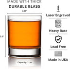 Personalized Dog Whiskey Glass - Engraved Pet Portrait Bourbon Glass - Christmas, Birthday Gifts for Men, Dog Dad - Pet Memorial Gifts, Pet Loss Gifts