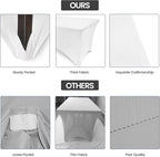 Utopia Kitchen 5FT Spandex Tablecloth [2 Pack, White] 200 GSM Stretch, Fitted, Washable and Wrinkle Resistant Table Cloth Rectangle Cover for Trade Shows, Wedding, Parties [60Lx30Wx30H Inch]