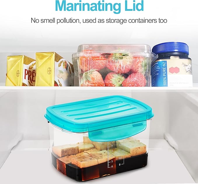 NOYA Adjustable Tofu Press - Vegan Tofu Press to Speed up Removing Water from Silken, Firm, and Extra Firm Tofu in 10-30mins without Crack - BPA Free