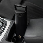 BJPKPK Insulated Water Bottles, Dishwasher Safe 18 oz Water Bottle with Handle, Leakproof BPA Free Water Jug, Stainless Steel Thermos for Sports, Black