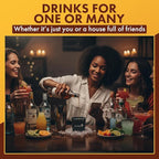 Smart Cocktail Maker – App-Connected Drink Mixer for Effortless Drinks – Craft Hundreds of Cocktails & Mocktails – Home Cocktail Machine for Parties, Gatherings, or Solo Nights