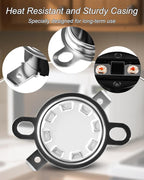 2Pcs WB24X10163 Microwaves Thermostat Thermal Fuse Fit for GE Replace 1473862 AP4339925 PS2321377 EAP2321377