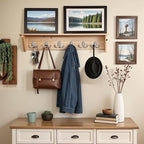 Coat Hooks Wall Hooks for Hanging - 25 Pack Silver Double Prong Hook Wall Mounted - Great for Living Room, Bedroom, Kitchen, Closet for Coat, Bag, Towel, Hat, Key, Cup, Heavy-Duty, Easy to Install