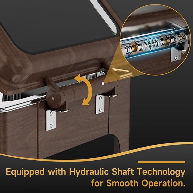 Chafing Dishes for Buffet, 6QT Square Stainless Steel Chafing Dish with Transparent Hydraulic Lid, 304 Food Pan, Buffet Warmer for Parties and Events (Wood Color)