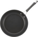 Circulon Radiance Hard Anodized Nonstick Frying / Fry Pan Set / Skillet Set - 8.5 Inch, 10 Inch, and 12.25 Inch , Gray