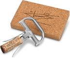 The Durand® two part device to successfully remove older and fragile wine corks whole and intact.