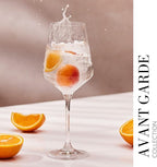 Krosno Large White Wine Glass | Set of 4 | 13.2 oz | Avant-garde Collection | Perfect for Home, Restaurants and Parties | Dishwasher Safe | Lead-Free Crystal Glass