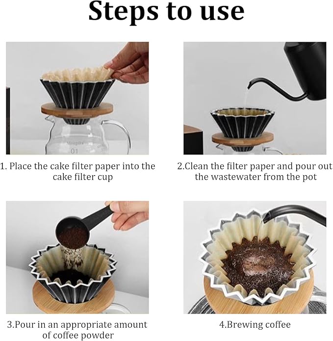 1-2 Cup Basket Coffee Filters, Natural Unbleached, Pack of 200