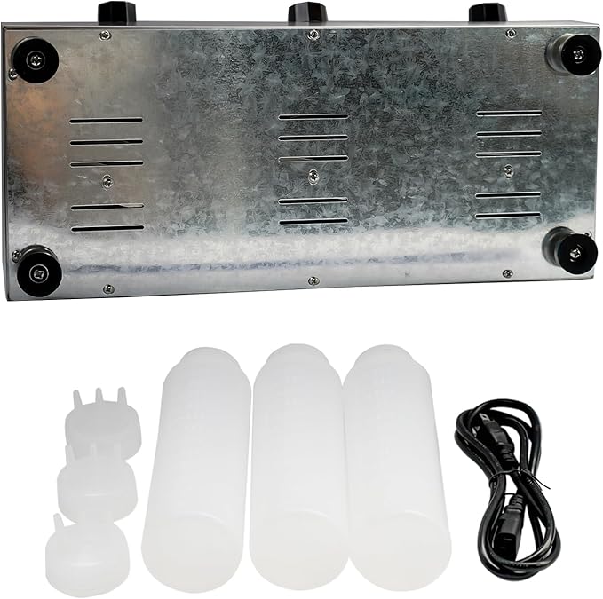 Commercial Electric Sauce Warmer Electric Cheese Sauce Warmer Hot Fudge Warmer Dispenser Cheese Dispenser Warmer with 3 Pump (3 Pump Head)